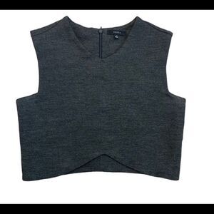 ARITZIA Talula Gray sleeveless cropped top size extra small
